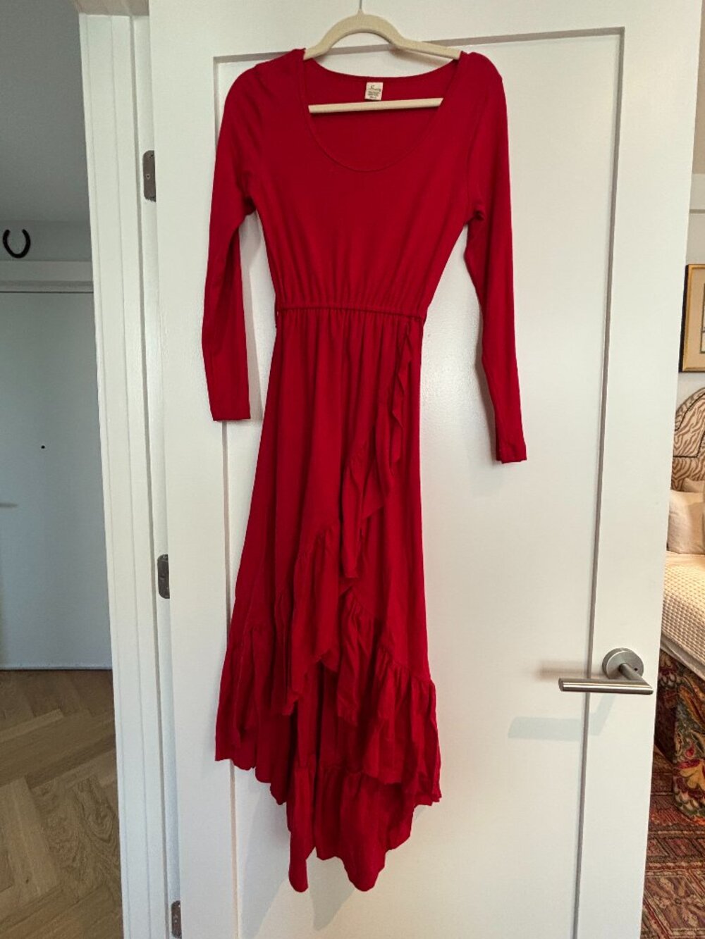 Red Cotton flamenco dress